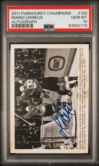 2011-12 Parkhurst Champions Autographs #102 Mario Lemieux PSA 10 | Eastridge Sports Cards