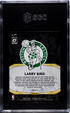 2020-21 Donruss Optic Winner Stays Purple Prizm #19 Larry Bird SGC 10