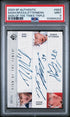 2003-04 SP Authentic Sign of the Times #NSZ Rick Nash/Jason Spezza/Henrik Zetterberg #18/25 PSA 9