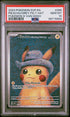 2023 Pokemon Pokemon X Van Gogh Promo #085 Pikachu with Grey Felt Hat PSA 10
