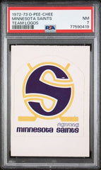 1972-73 O-Pee-Chee Team Logos #24 Minnesota Saints PSA 7 | Eastridge Sports Cards