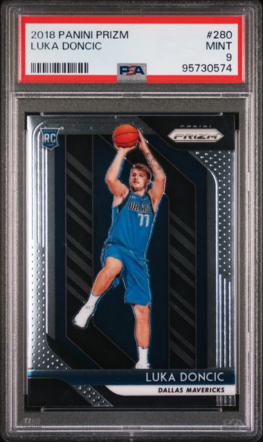 2018-19 Panini Prizm #280 Luka Doncic PSA 9 (Rookie)