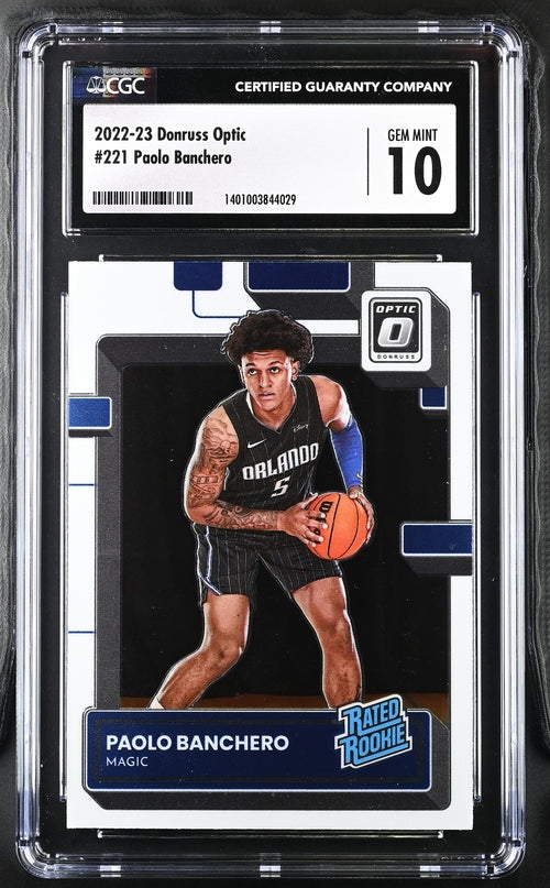 2022-23 Donruss Optic #221 Paolo Banchero CGC 10 (Rookie)