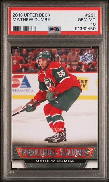 2013-14 Upper Deck #231 Mathew Dumba PSA 10 (Rookie)