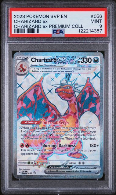 2023 Pokemon Charizard ex Premium Collection Promo #056 Charizard ex PSA 9