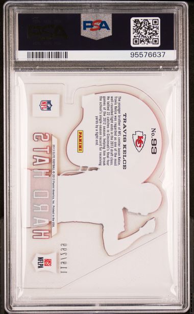 2013 Elite Rookie Hard Hats #93 Travis Kelce #119/299 PSA 9 (Rookie) | Eastridge Sports Cards