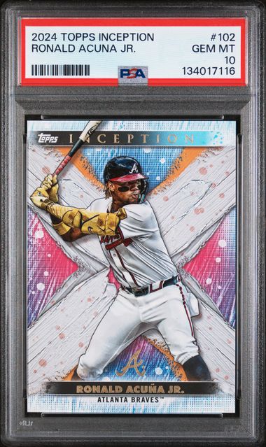 2024 Topps Inception #102 Ronald Acuna Jr. PSA 10