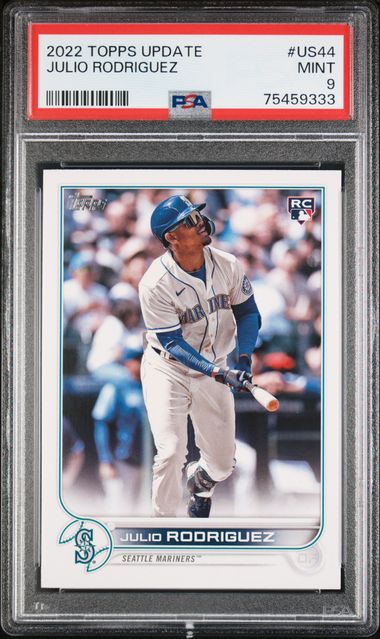 2022 Topps Update #US44 Julio Rodriguez PSA 9 (Rookie)