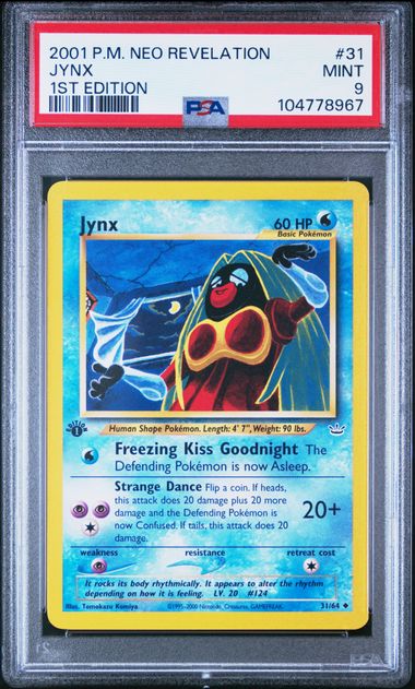 2001 Pokemon Neo Revelation 1st Edition #31 Jynx PSA 9 | Eastridge Sports Cards
