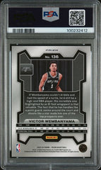 2023-24 Panini Prizm Orange Ice #136 Victor Wembanyama PSA 10 (Rookie) | Eastridge Sports Cards