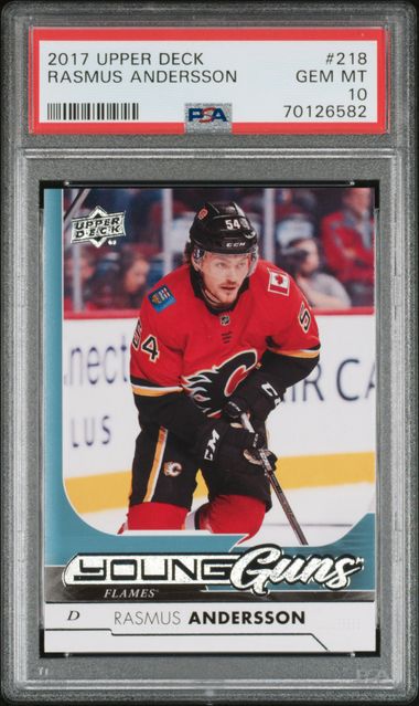 2017-18 Upper Deck #218 Rasmus Andersson PSA 10 (Rookie)