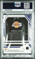 2020-21 Panini Chronicles Majestic Red #340 LeBron James #092/149 PSA 8