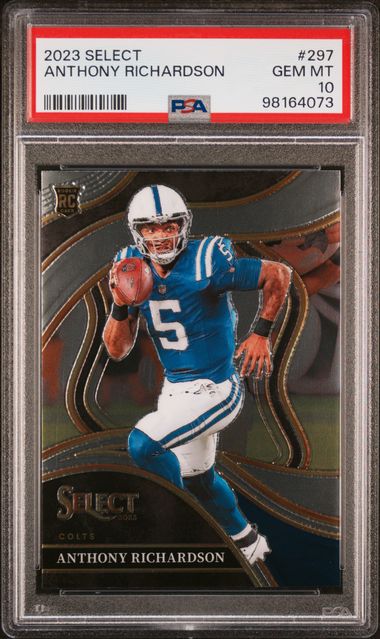 2023 Panini Select #297 Anthony Richardson PSA 10 (Rookie)