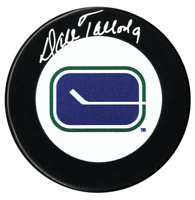 Dale Tallon Autographed Vancouver Canucks Puck (COJO Sports)