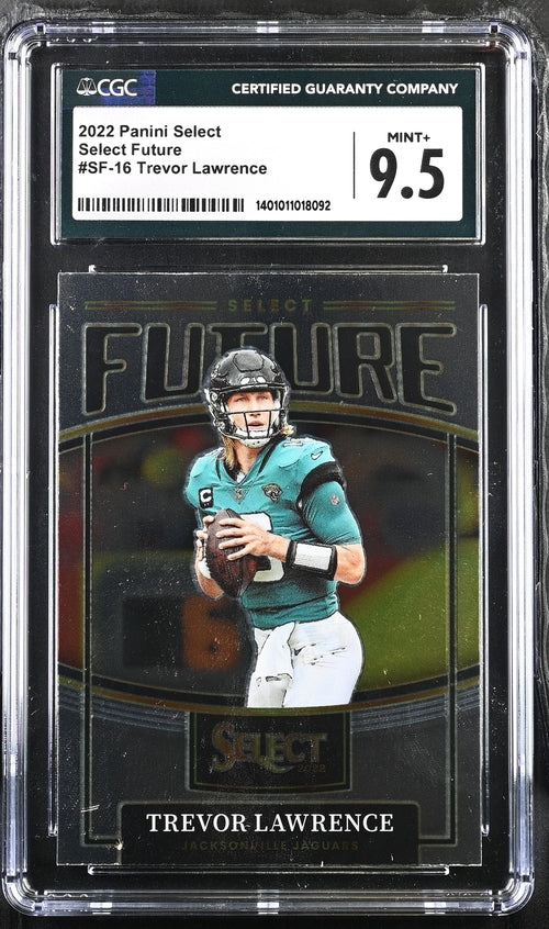 2022 Panini Select Select Future #SF-16 Trevor Lawrence CGC 9.5