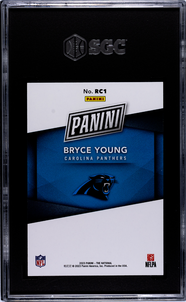 2023 Panini The National Rookies #RC1 Bryce Young #036/499 SGC 9.5 (Rookie)