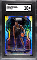 2020-21 Panini Prizm Hyper Prizm #185 Zion Williamson SGC 10