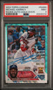 2023 Topps Chrome Rookie Autograph Aqua Wave Refractor #RAMH Michael Harris II #064/199 PSA 9 (Rookie)