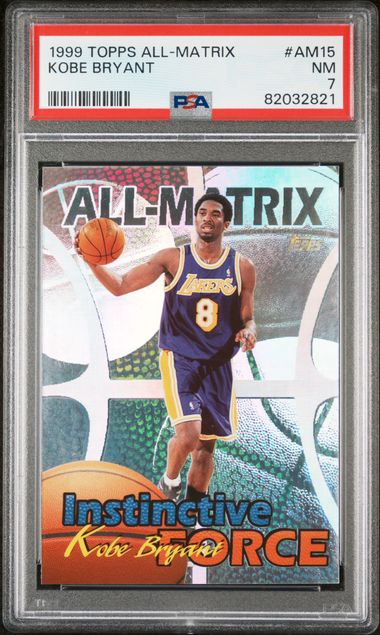1999-00 Topps All-Matrix #AM15 Kobe Bryant PSA 7