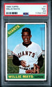 1966 Topps #1 Willie Mays PSA 3.5