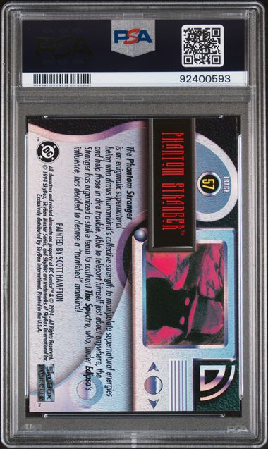 1994 Skybox DC Master Series #57 Phantom Stranger PSA 9