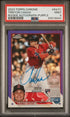 2023 Topps Chrome Rookie Autograph Purple Refractor #RATC Triston Casas #243/250 PSA 9 (Rookie)