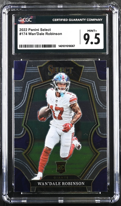 2022 Panini Select #174 Wan'Dale Robinson CGC 9.5 (Rookie)