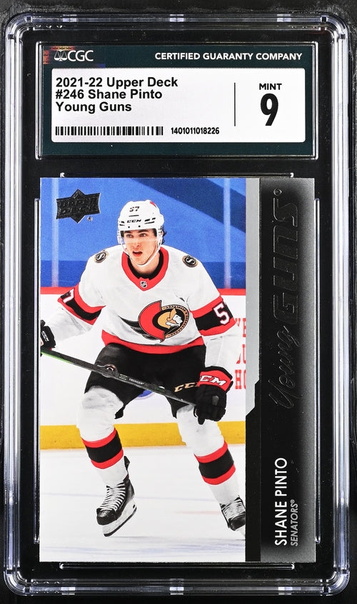 2021-22 Upper Deck #246 Shane Pinto CGC 9 (Rookie)