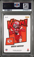 2024 Absolute Kaboom! Horizontal #12 Xavier Worthy PSA 9 (Rookie) | Eastridge Sports Cards