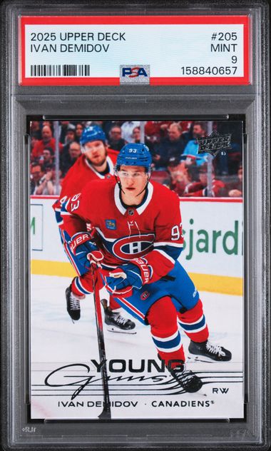 2025-26 Upper Deck #205 Ivan Demidov PSA 9 (Rookie)