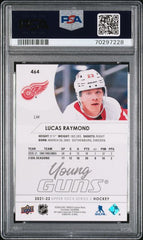 2021-22 Upper Deck #464 Lucas Raymond PSA 9 (Rookie) | Eastridge Sports Cards
