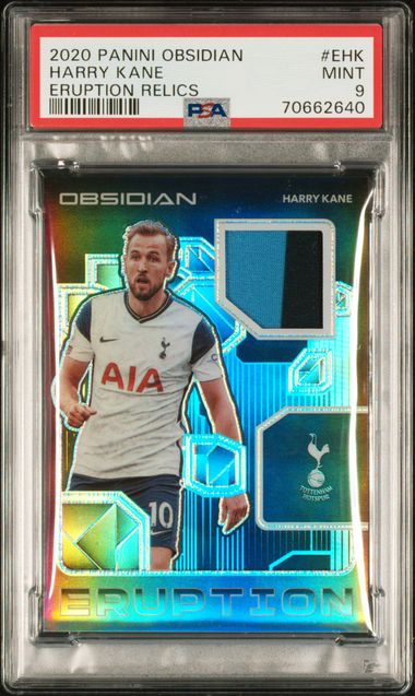 2020-21 Panini Obsidian Eruption Relics #EHK Harry Kane #086/149 PSA 9