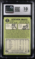 2016 Topps Heritage Real One Autographs #ROA-SMA Steven Matz CGC 10 (Auto 10) (Rookie)