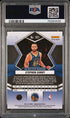 2021-22 Panini Mosaic Fusion Red Yellow Choice #101 Stephen Curry #43/88 PSA 10