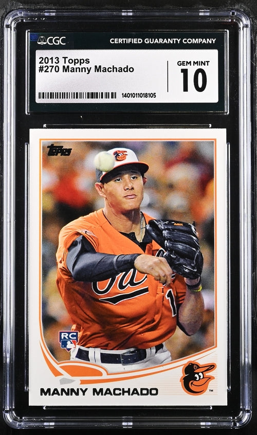 2013 Topps #270 Manny Machado CGC 10 (Rookie)