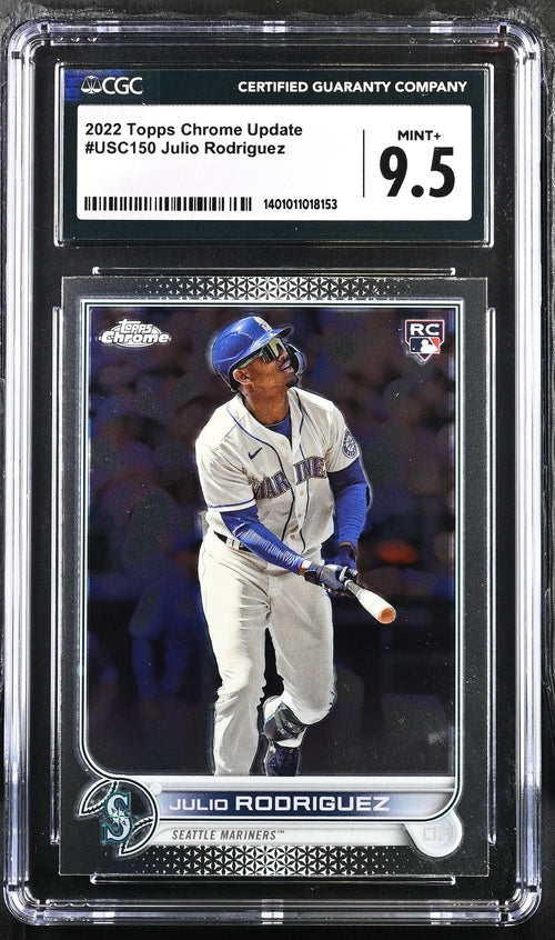 2022 Topps Chrome Update #USC150 Julio Rodriguez CGC 9.5 (Rookie)