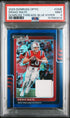 2025 Donruss Optic Donruss Threads Blue Hyper #DME Drake Maye PSA 9 (Rookie)