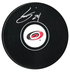 Seth Jarvis Autographed Carolina Hurricanes Puck (COJO Sports)
