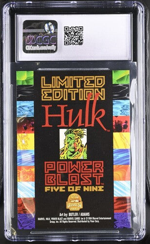 1994 Marvel Universe Series V Power Blast #5 Hulk CGC 9