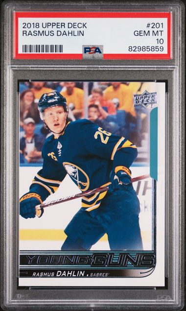 2018-19 Upper Deck #201 Rasmus Dahlin PSA 10 (Rookie)