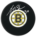 Gerry Cheevers Autographed Boston Bruins Puck (COJO Sports)