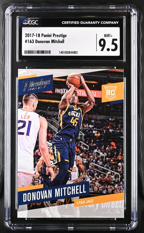 2017-18 Panini Prestige #163 Donovan Mitchell CGC 9.5 (Rookie)
