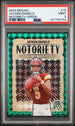 2024 Panini Mosaic Notoriety Green #19 Jayden Daniels PSA 9 (Rookie)