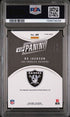 2025 Panini The National VIP Gold Pack Nebula Autograph #39 Bo Jackson #04/10 PSA 9