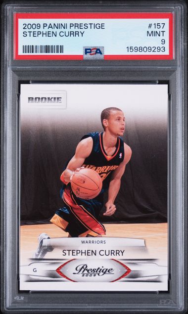 2009-10 Panini Prestige #157 Stephen Curry PSA 9 (Rookie)