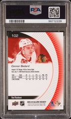 2023-24 Upper Deck Allure Red Rainbow #102 Connor Bedard PSA 10 (Rookie) | Eastridge Sports Cards