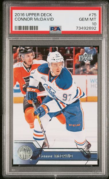 2016-17 Upper Deck #75 Connor McDavid PSA 10