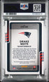 2025 Donruss Optic Donruss Threads Blue Hyper #DME Drake Maye PSA 9 (Rookie)