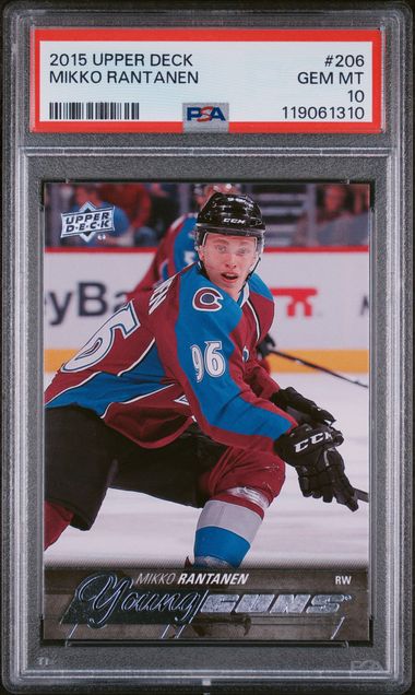 2015-16 Upper Deck #206 Mikko Rantanen PSA 10 (Rookie)