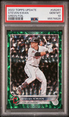 2022 Topps Update Green Foil #US261 Steven Kwan #335/499 PSA 10 (Rookie) | Eastridge Sports Cards